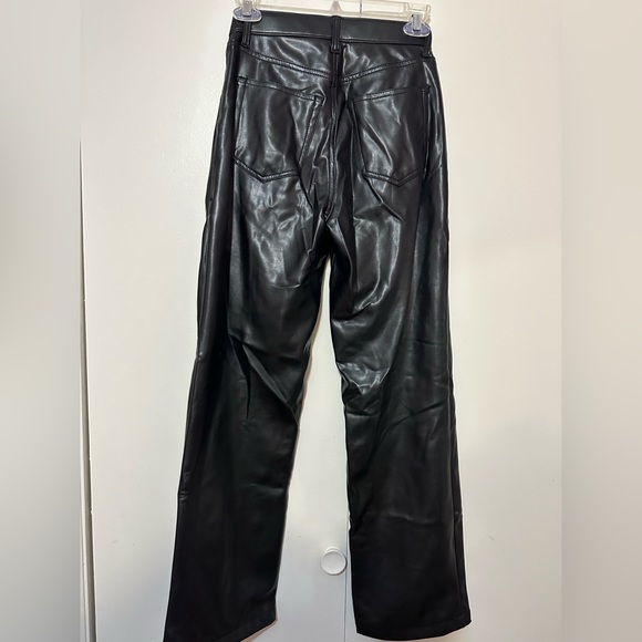 Curve Love Vegan Leather 90s Relaxed Pant - Picture 5 of 5